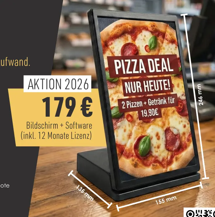 Signage Lite - Mobiles Thekendisplay 
